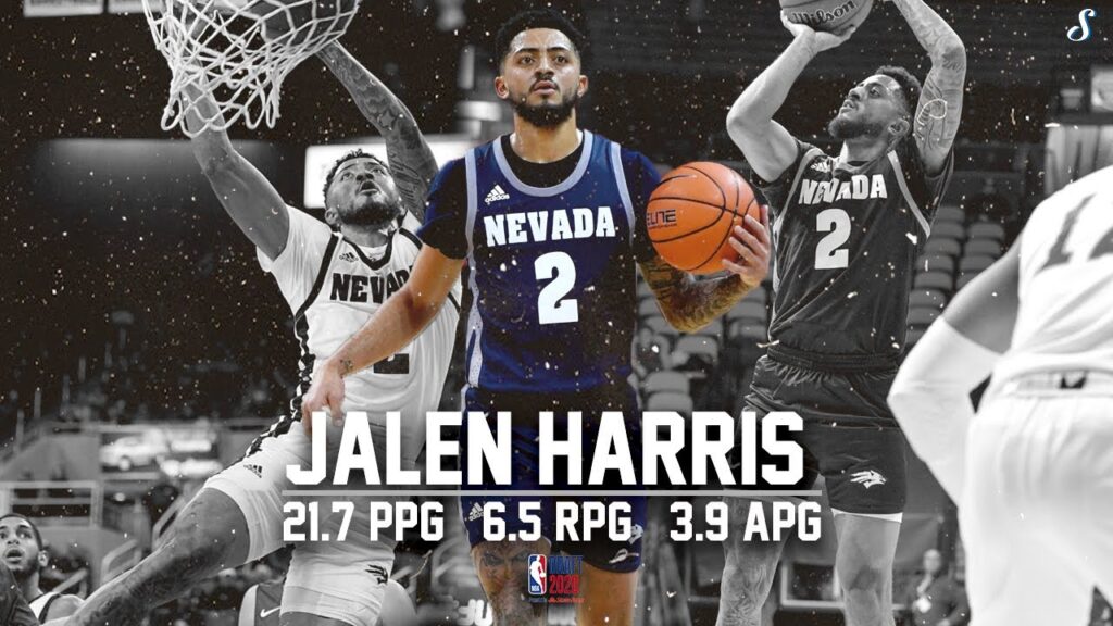 jalen harris nevada 2019 20 season highlights montage 21 7 ppg 6 5 rpg 3 9 apg raptors