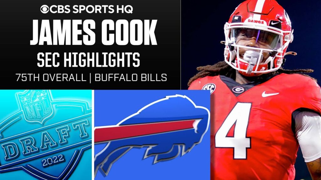 james cook georgia highlights 63rd overall pick in 2022 nfl draft cbs sports hq