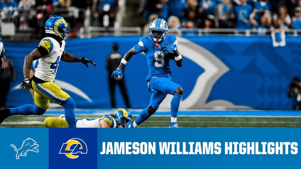 jameson williams best plays vs rams 2024 nfl season week 1