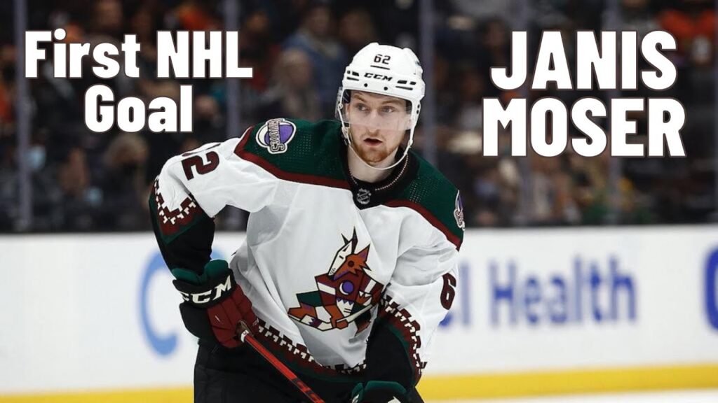 janis moser 62 arizona coyotes first nhl goal dec 28 2021