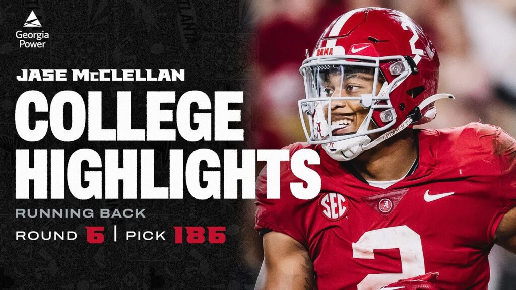 jase mcclellan college highlights 2024 nfl draft atlanta falcons