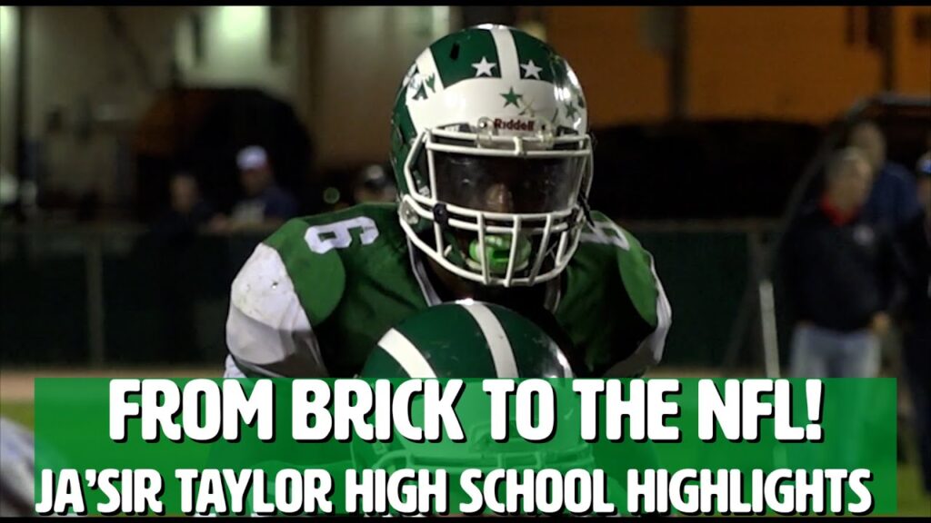 jasir taylor la chargers 2022 6th round draft pick high school highlights at brick township