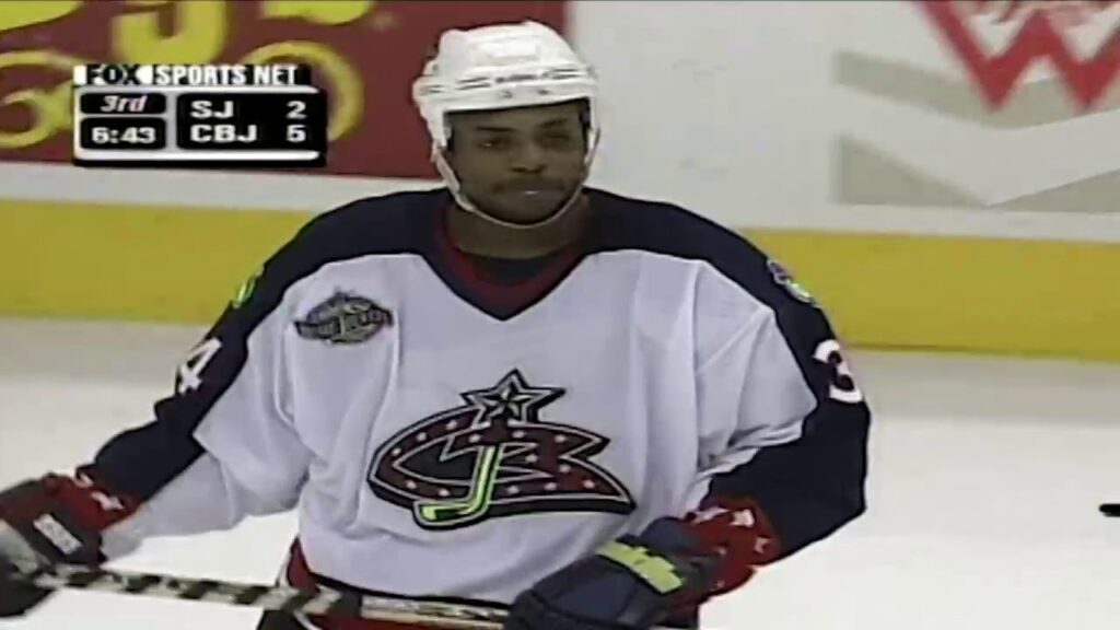 jean luc grand pierre 1st career nhl goal nov 9 2000