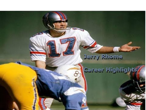 jerry rhome career highlights