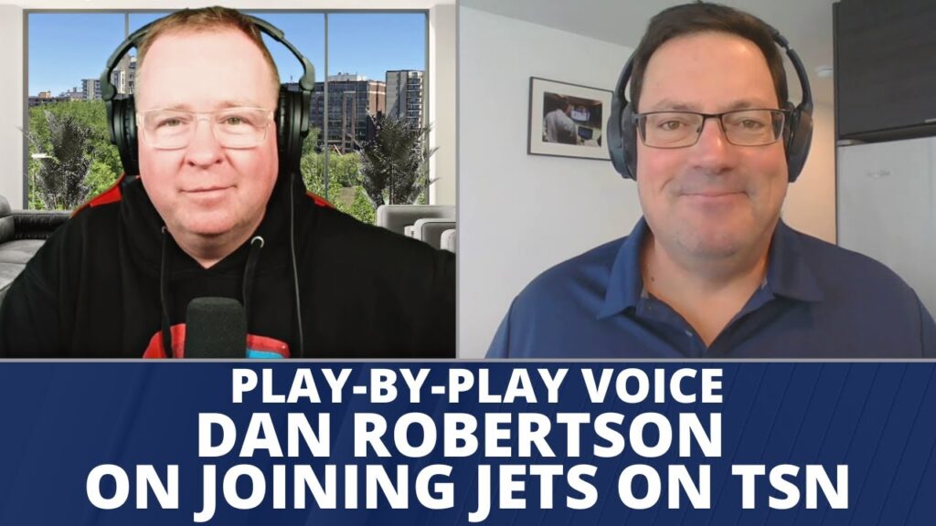 jets play by play voice dan robertson on his road to winnipeg