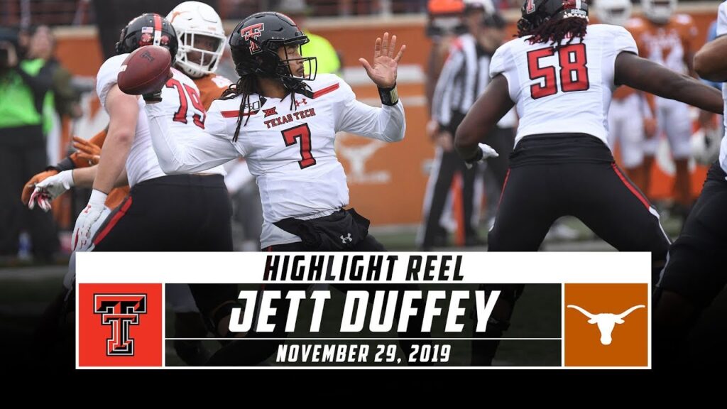 jett duffey highlights texas tech vs texas 2019 stadium 1