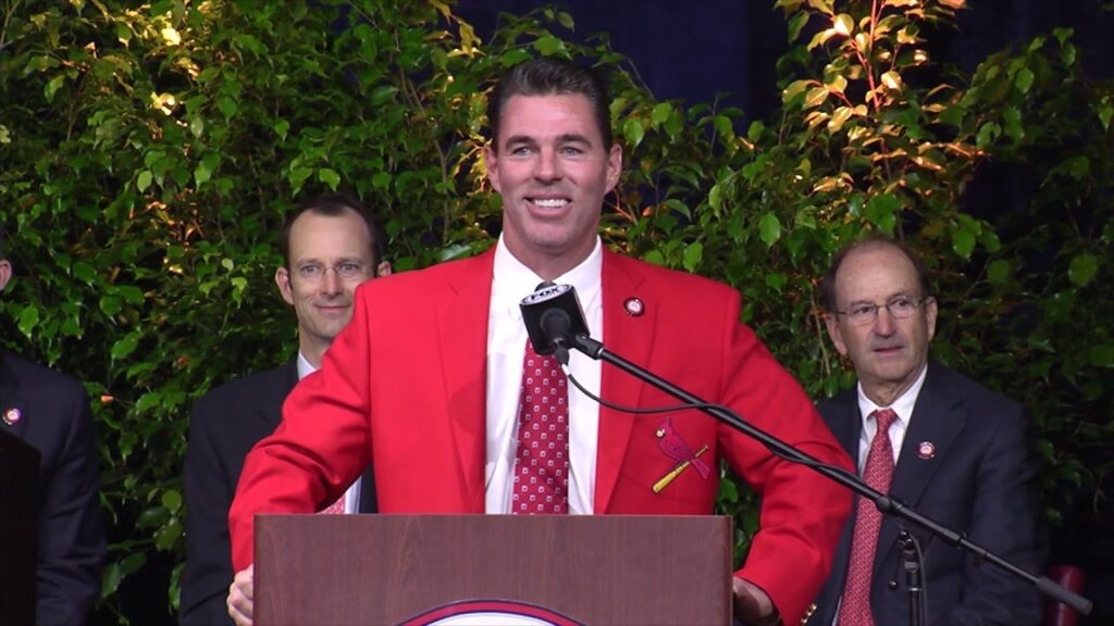 jim edmonds cardinals hall of fame induction speech 2014