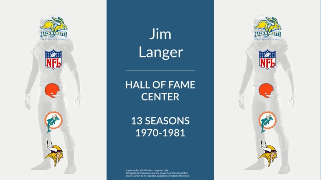 jim langer hall of fame football center and offensive guard