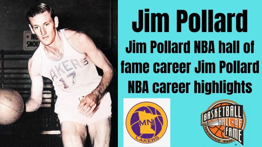 jim pollard nba hall of fame career jim pollard nba career highlights