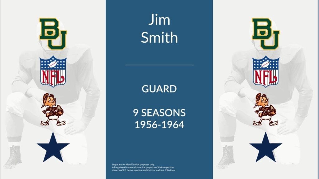 jim ray smith football guard and defensive end