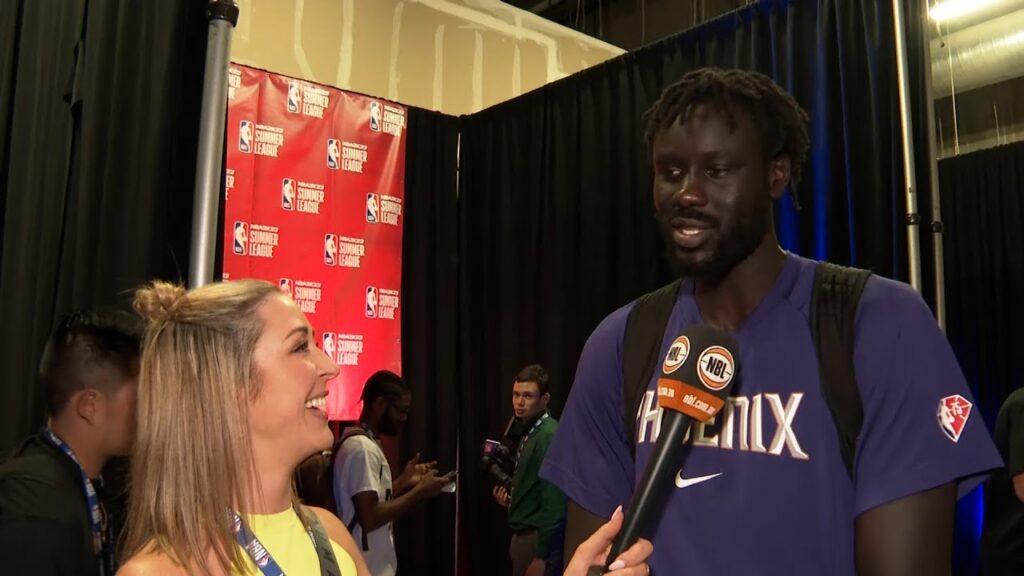 jo lual acul jr and steve scalzi check in post game nba summer league 2022