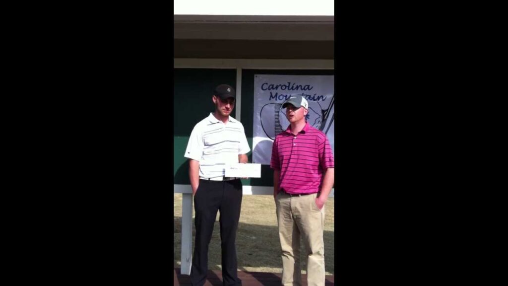 joe campbell earns his first win on the mountain tour greer cc