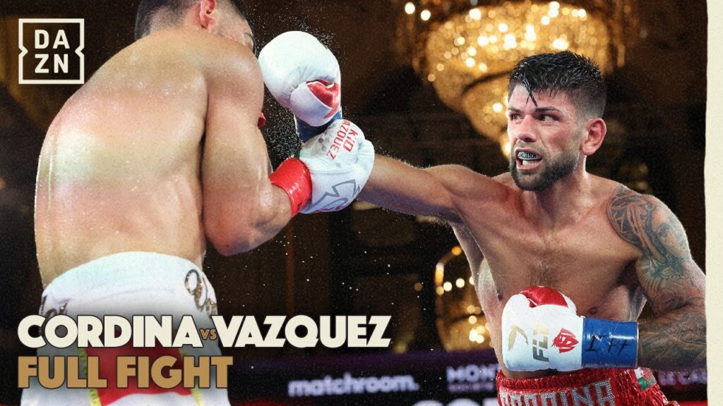 joe cordina vs edward vazquez fight highlights