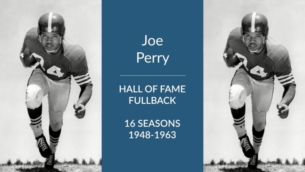 joe perry hall of fame football fullback