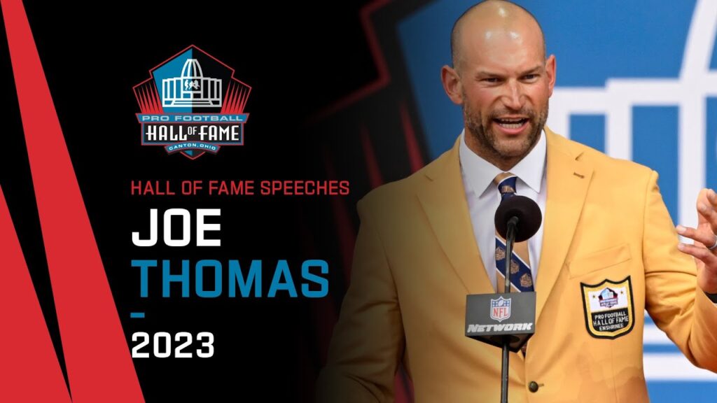 joe thomas full hall of fame speech 2023 pro football hall of fame nfl 1