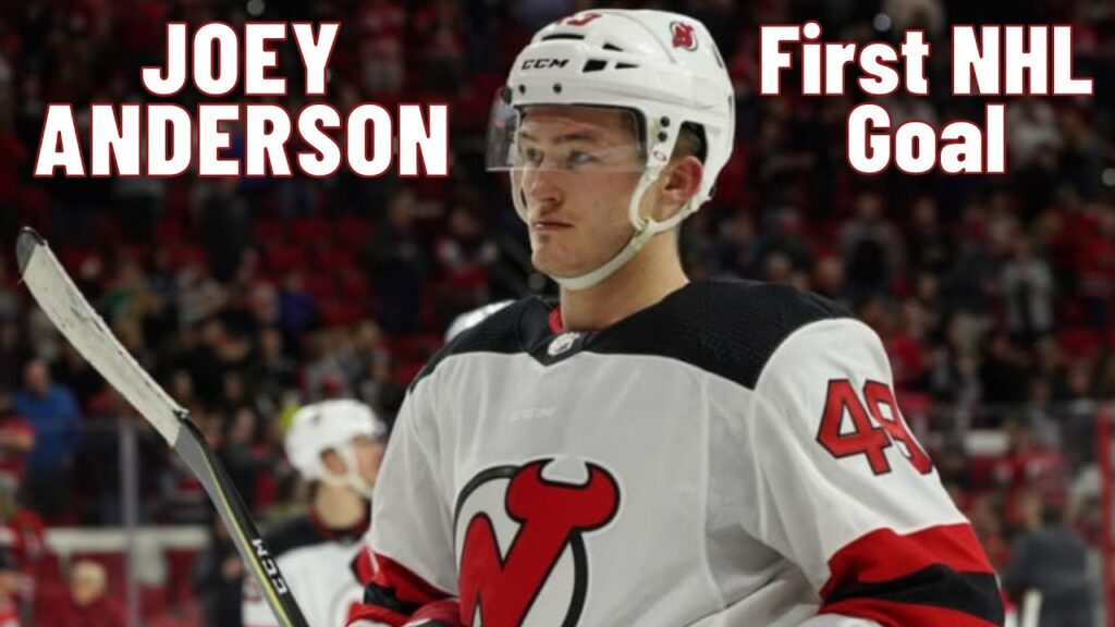 joey anderson 49 new jersey devils first nhl goal nov 15 2018