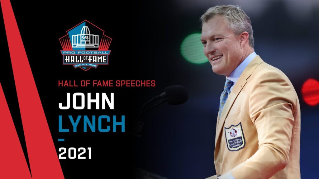 john lynch full hall of fame speech 2021 pro football hall of fame nfl