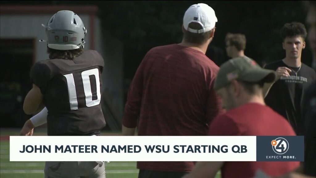 john mateer named wsu starting quarterback