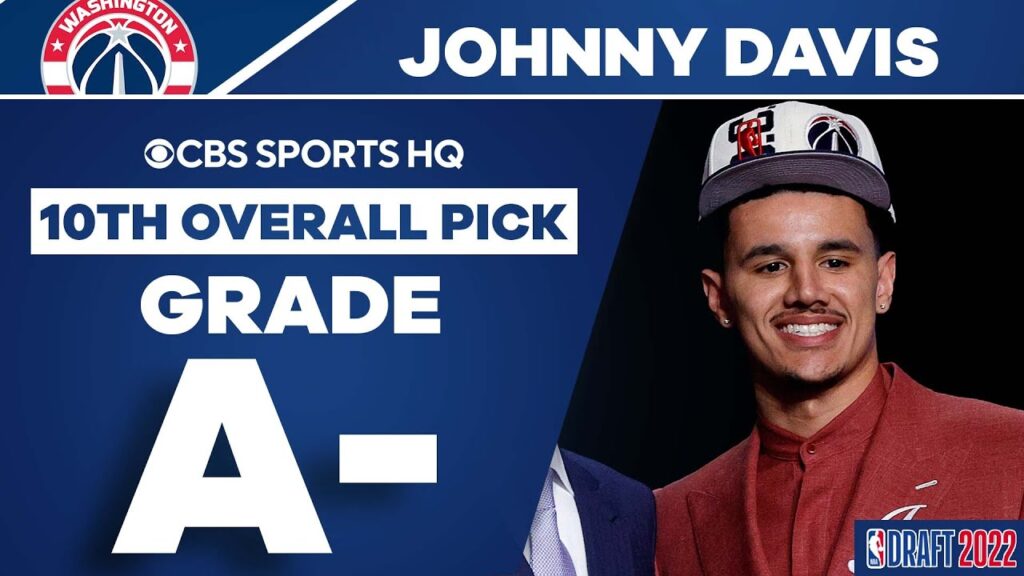 johnny davis selected no 10 overall by the washington wizards 2022 nba draft cbs sports hq