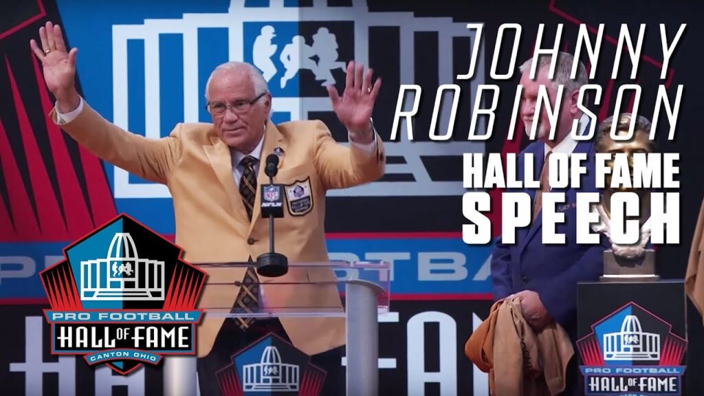 johnny robinson full hall of fame speech 2019 pro football hall of fame nfl