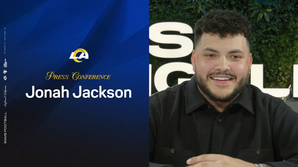 jonah jackson introductory press conference signing with rams reuniting with matthew stafford