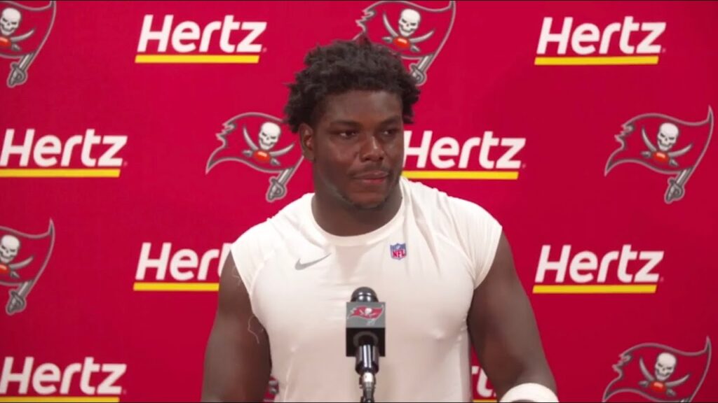 jose ramirez on his three sacks in jacksonville press conference tampa bay buccaneers