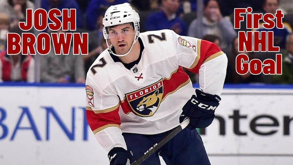 josh brown 2 florida panthers first nhl goal mar 10 2019