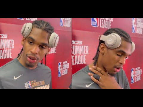 josh christopher speaks on heat culture after winning 2024 finals mvp of the summer league finals