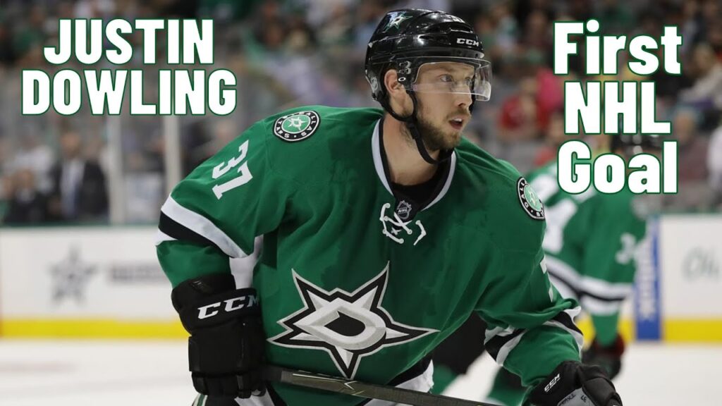 justin dowling 37 dallas stars first nhl goal nov 13 2019