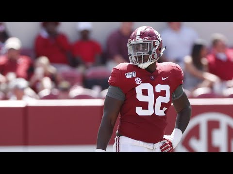 justin eboigbe defensive line alabama 2023 highlights 2024 nfl draft