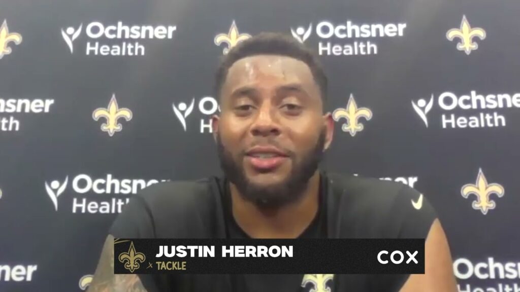 justin herrons first interview with new orleans saints