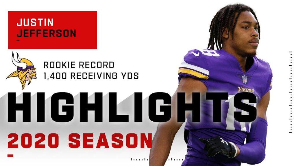 justin jefferson full rookie season highlights nfl 2020