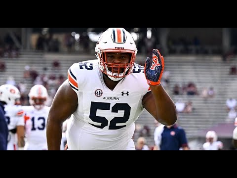 justin rogers defensive tackle auburn 2023 highlights 2024 nfl draft