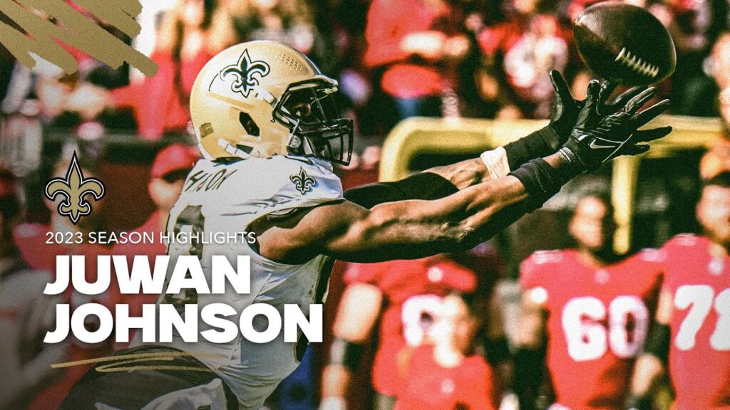 juwan johnson 2023 nfl season highlights new orleans saints