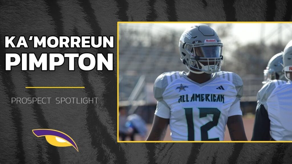 kamorreun pimpton is a matchup problem coming to lsu shines at all american bowl practices