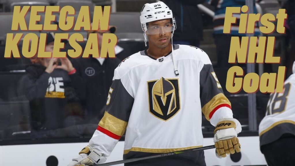 keegan kolesar 55 vegas golden knights first nhl goal mar 22 2021