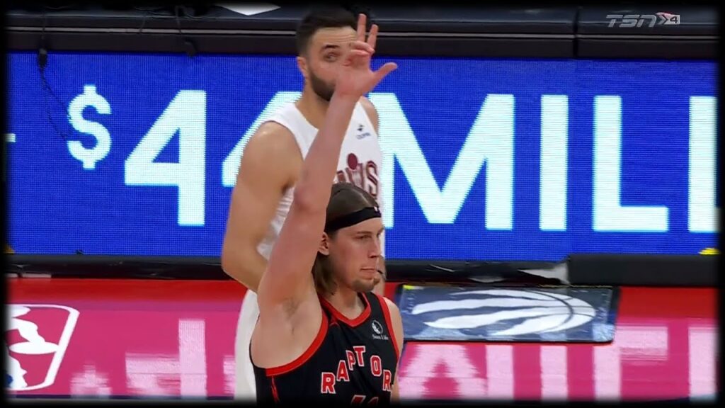 kelly olynyk salutes the raptors crowd for standing ovation