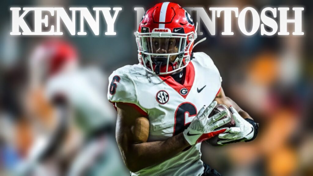 kenny mcintosh georgia rb highlights most versatile rb in the draft