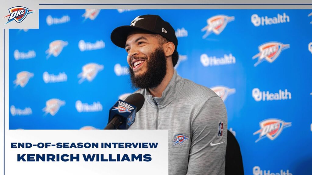 kenrich williams 2023 24 end of season interview okc thunder