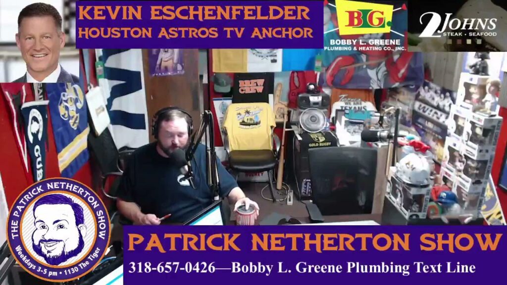 kevin eschenfelder houston astros pre postgame patrick netherton show