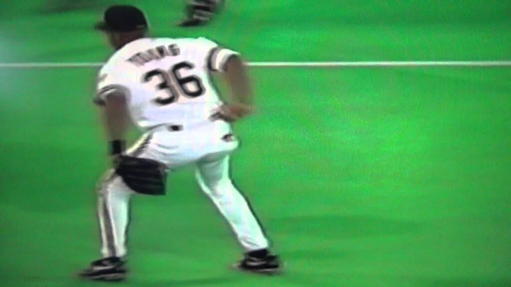 kevin young fields ball rolling down back pittsburgh pirates