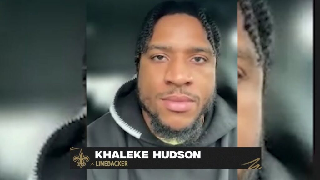 khaleke hudsons 1st interview new orleans saints