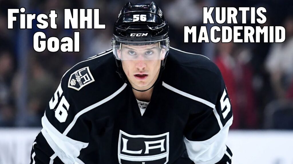 kurtis macdermid 56 los angeles kings first nhl goal oct 26 2017