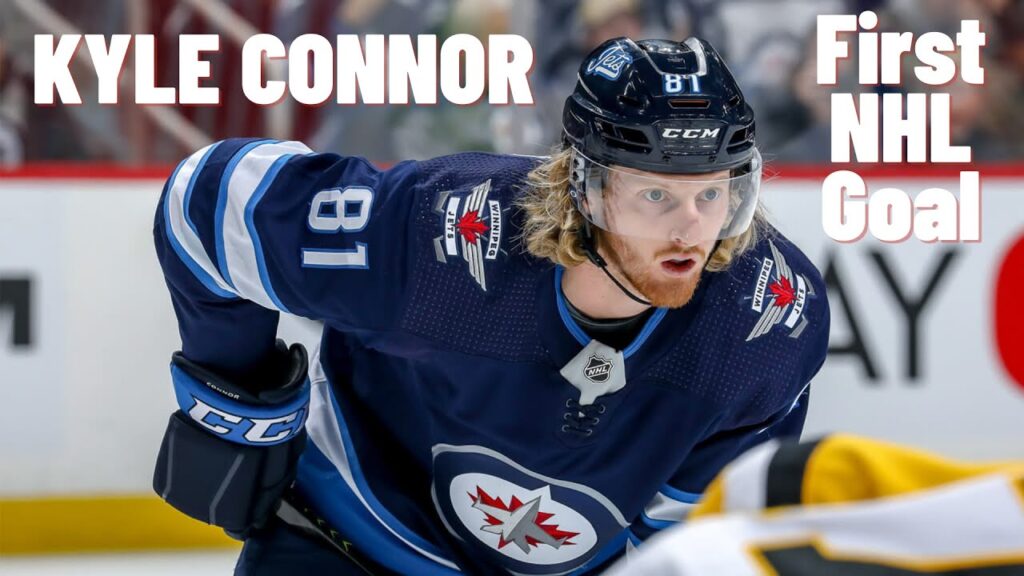 kyle connor 81 winnipeg jets first nhl goal oct 27 2016 classic nhl