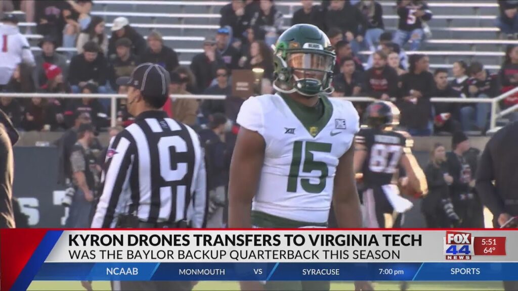 kyron drones commits to virginia tech