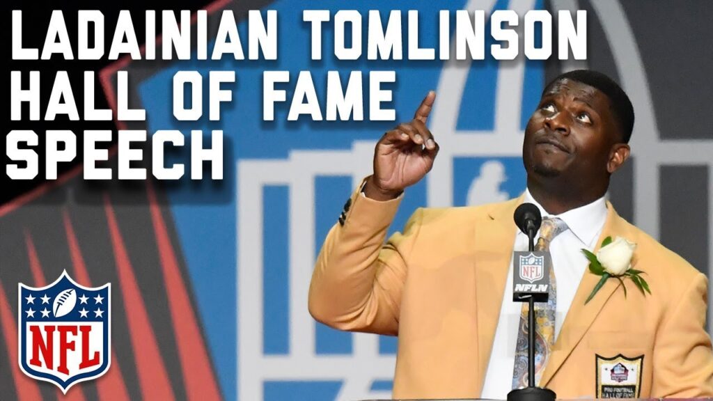 ladainian tomlinsons hall of fame speech 2017 pro football hall of fame nfl