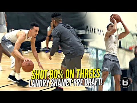 landry shamet has unlimited range nba pre draft workout biggest sleeper of the draft