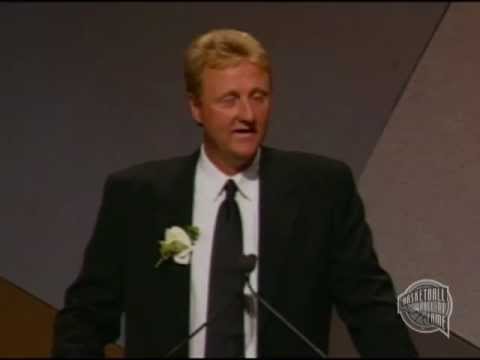 larry j birds basketball hall of fame enshrinement speech