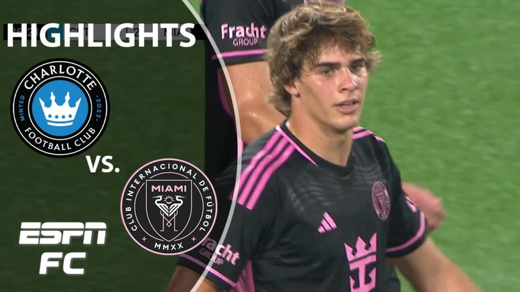 late winner from benjamin cremaschi f09f918f charlotte fc vs inter miami mls highlights espn fc