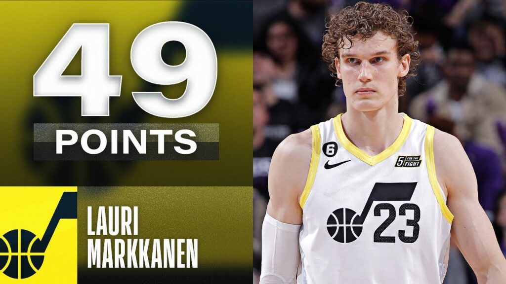 lauri markkanen goes off for career high 49 points in jazz w january 5 2023